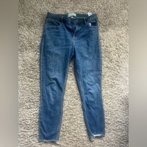 Abercrombie & fitch curve love super skinny ankle high rise jeans